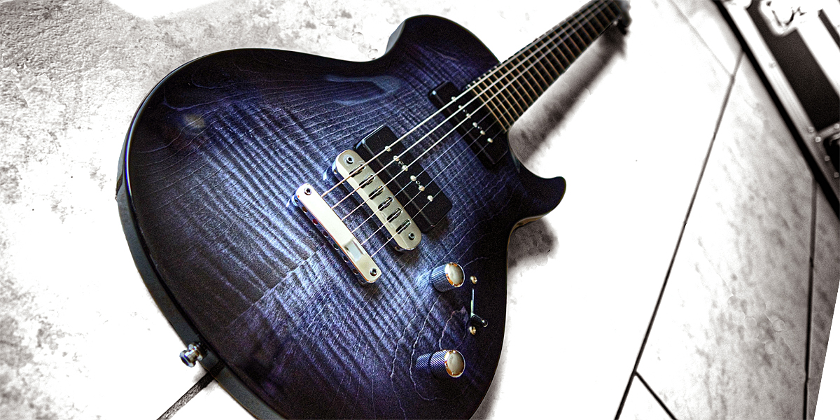 G.V. Wood P90 G.V. Wood P90 en Purple Fade