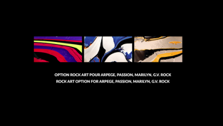 Rock Art Option for Arpege, Passion, Marilyn, G.V. Rock